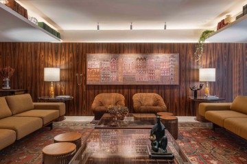 O arquiteto Hélio Albuquerque optou por trilhos de luz para dar destaque às obras de arte  -  (crédito: Divulgação/CasaCor)