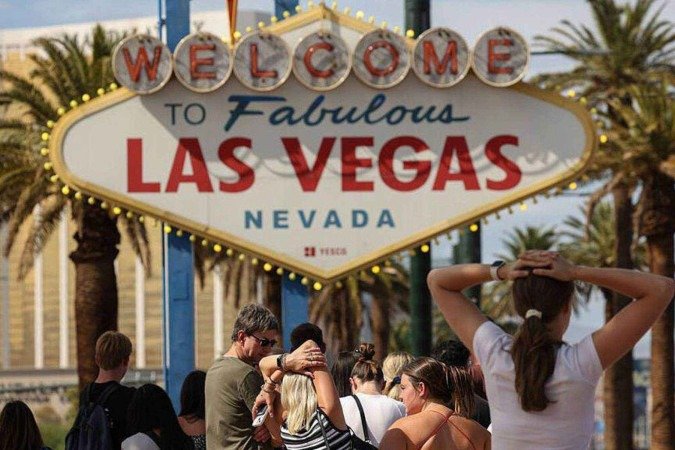 Os meses de verão costumam ser mais tranquilos em Las Vegas, mas a queda é mais perceptível neste ano. - (crédito: Getty Images) Os meses de verão costumam ser mais tranquilos em Las Vegas, mas a queda é mais perceptível neste ano. - (crédito: Getty Images)