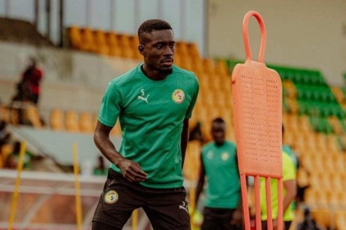 Treinamento da seleção de Senegal antes da última rodada das Eliminatórias -  (crédito: Foto: Divulgação)