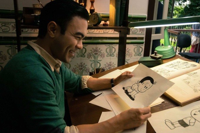 Mauro Sousa interpreta o pai em Mauricio de Sousa - O filme