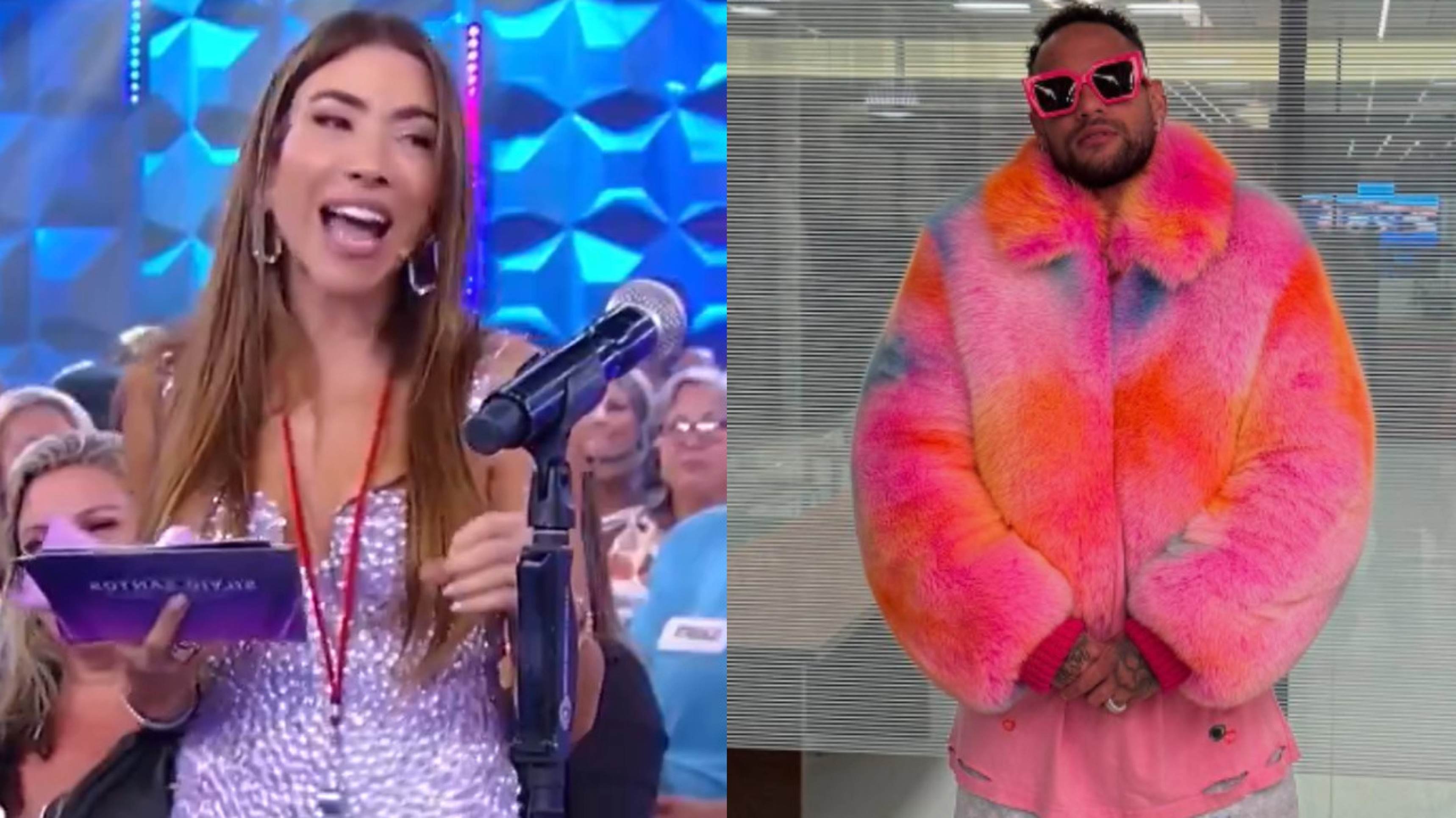 Patrícia Abravanel faz chacota de Neymar ao vivo no SBT