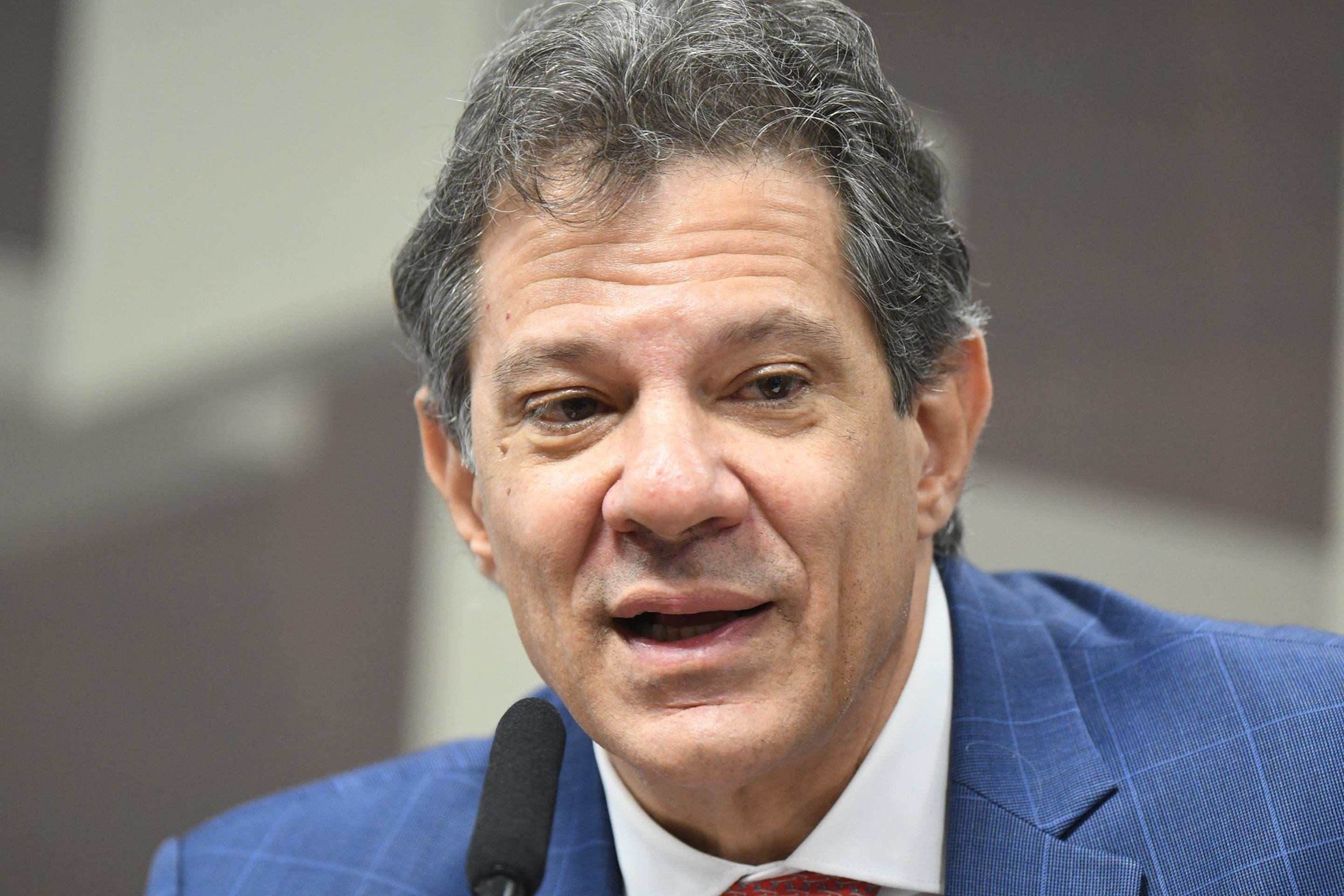 Haddad pede apoio dos EUA contra lavagem de dinheiro