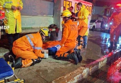 Mulher é atropelada em Vicente Pires e motorista foge sem prestar socorro