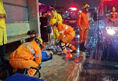 Mulher é atropelada em Vicente Pires e motorista foge sem prestar socorro