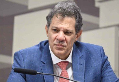 Comissão No Senado Federal - Recebe Ministro Fernando Haddad - Redução do IR -  (crédito: Ed Alves/C.B/D.A Press)