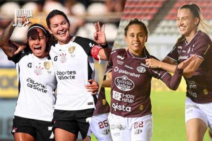 Corinthians e Ferroviária duelam por vaga na final da Libertadores Feminina -  (crédito: Fotos: Rodrigo Gazzanel / Ag. Corinthians Rafael e Zocco / Ferroviária)
