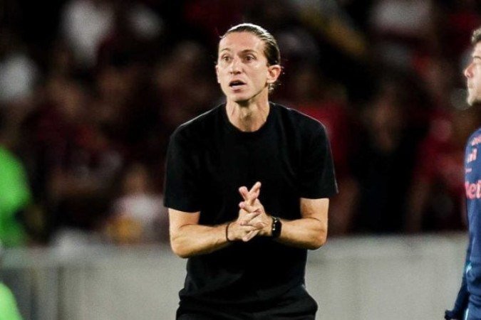 Filipe Luís quer evitar terceiro jogo seguido sem que Flamengo marque gols -  (crédito: Foto: Gilvan de Souza / Flamengo)