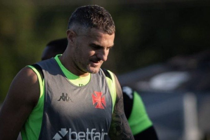 Vasco cogita barrar Vegetti justo contra o Fortaleza, sua vítima favorita -  (crédito: Foto: Matheus Lima/Vasco)