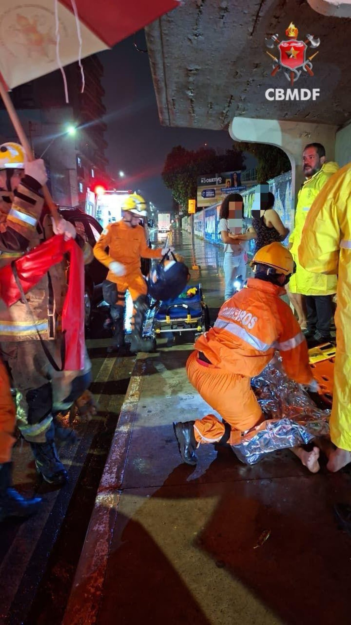 Mulher é atropelada em Vicente Pires e motorista foge sem prestar socorro