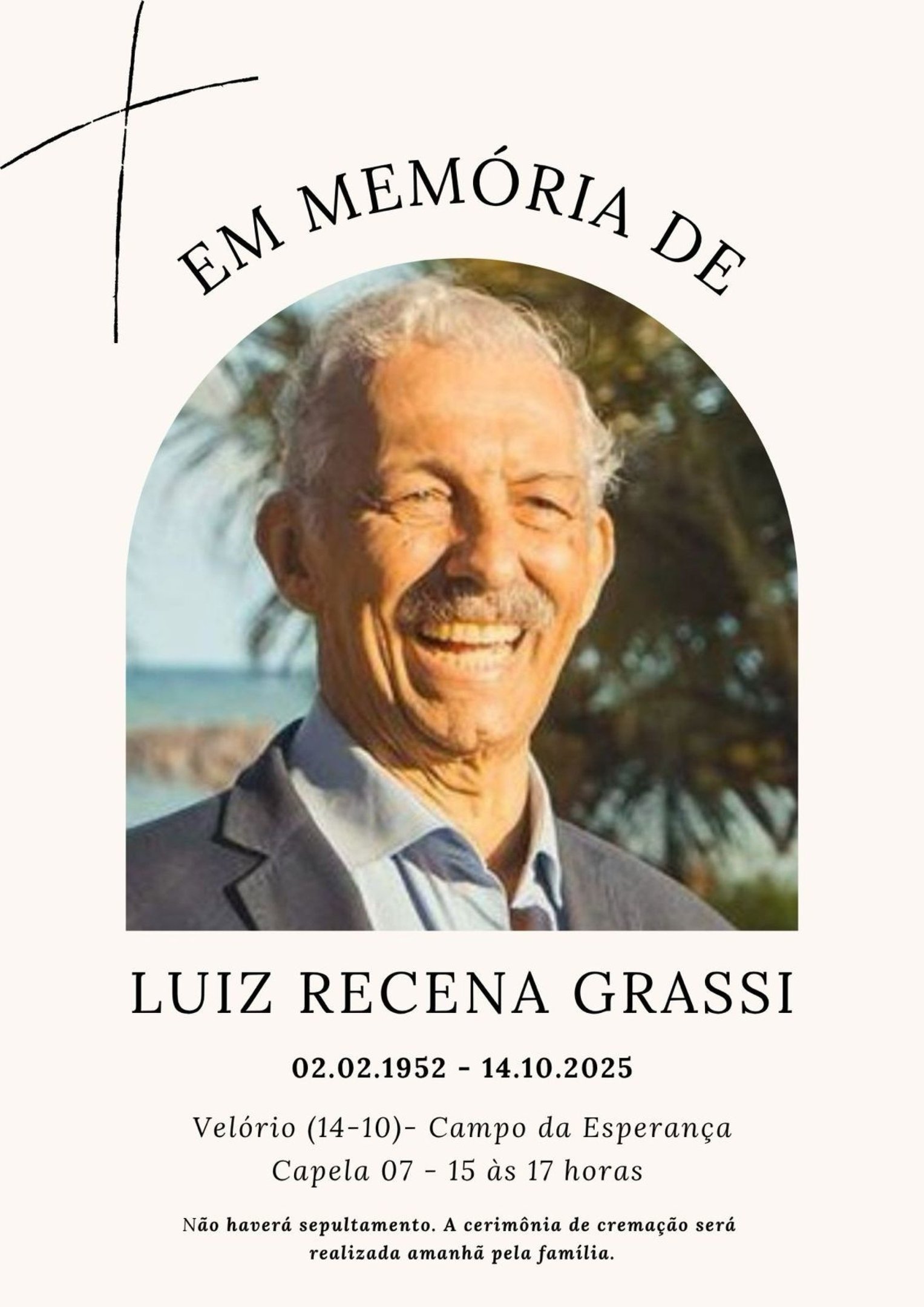 Despedida do jornalista Luiz Recena Grassi