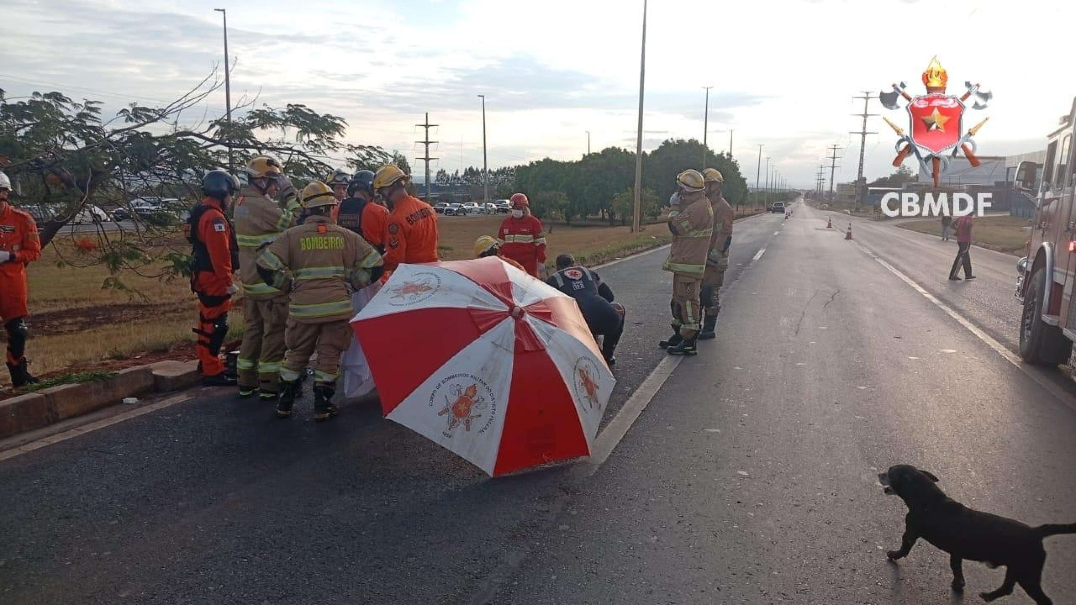Pedestre morre atropelado na BR-060, sentido Goiânia, nesta terça (14/10)