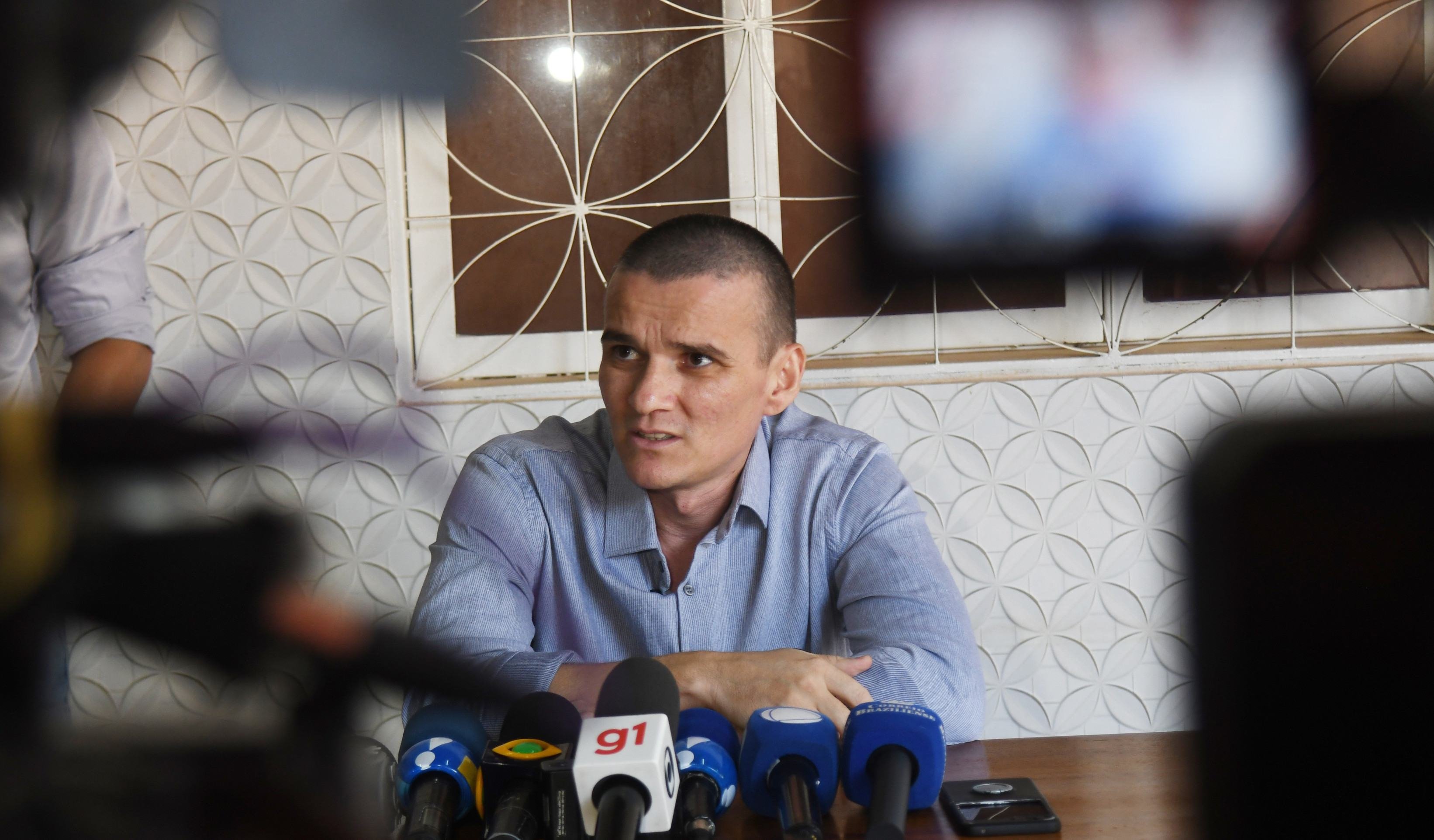 Entrevista de Francisco Mairlon após a liberdade - Crime da 113 Sul. -  (crédito:  Ed Alves CB/DA Press)