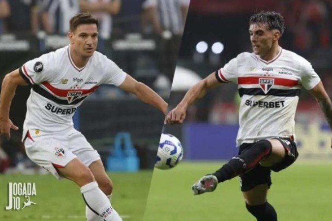 CÃ©dric e Enzo nÃ£o encaram o GrÃªmio  -  (crédito: Fotos: Rubens Chiri/SÃ£o Paulo FC)