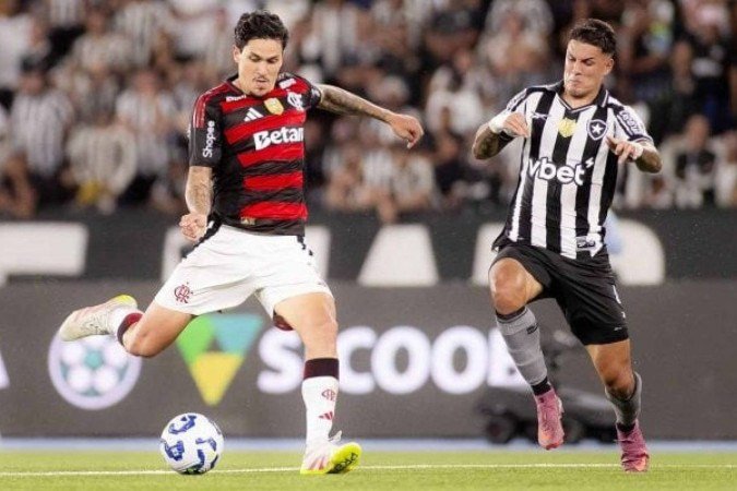 Pedro ultrapassou Bebeto e igualou Jarbas como sétimo maior artilheiro da história do Flamengo - (crédito: Foto: Adriano Fontes / Flamengo) Pedro ultrapassou Bebeto e igualou Jarbas como sétimo maior artilheiro da história do Flamengo - (crédito: Foto: Adriano Fontes / Flamengo)