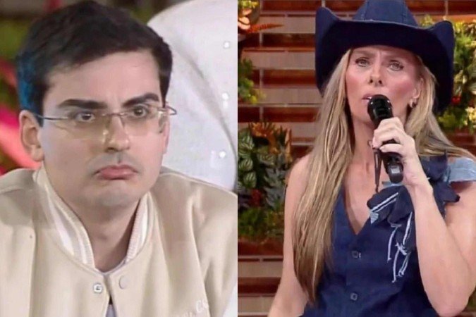Dudu Camargo tenta comandar 'A Fazenda' mas leva rasteira de Galisteu -  (crédito: Reprodução/Record TV)
