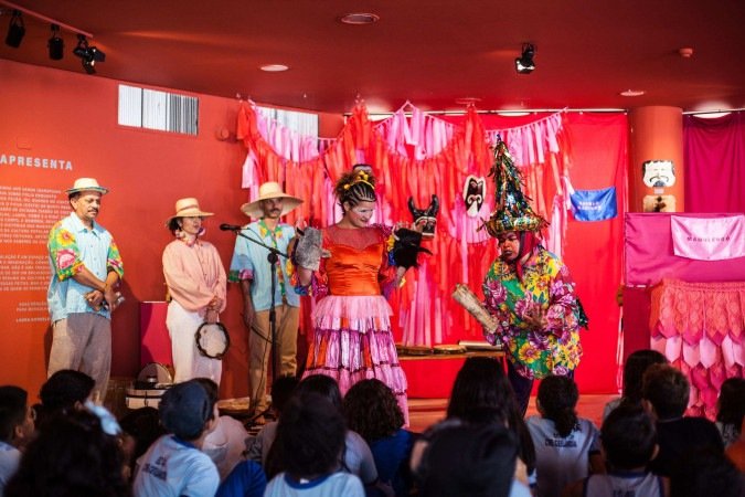 Apresentação teatral do grupo Encantarias para a Primeira Infância. - (crédito: Tatiana Reis. ) Apresentação teatral do grupo Encantarias para a Primeira Infância. - (crédito: Tatiana Reis. )