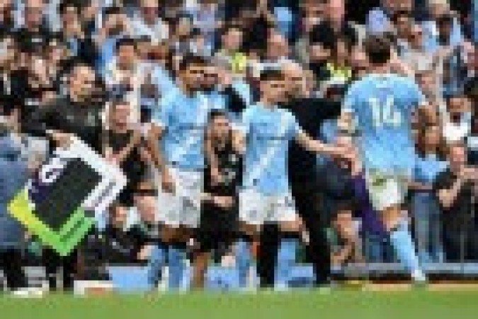 Manchester City esteve presente na reunião em Roma, na sede da European Football Clubs (EFC, antiga ECA) -  (crédito: Foto: Shaun Botterill/Getty Images)