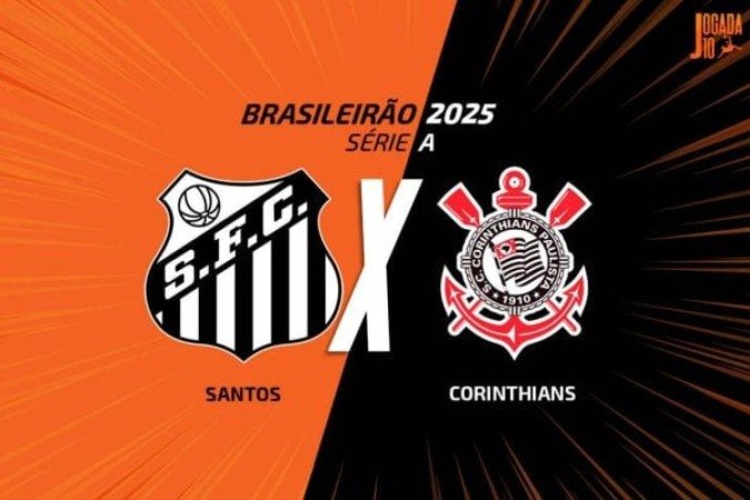 Santos e Corinthians prometem grandes emoções na Vila Belmiro  -  (crédito: Foto: Arte/Jogada 10)