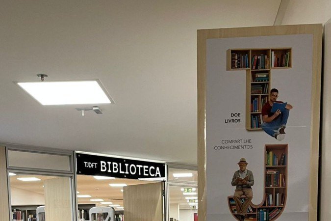 O Projeto Estante Livre é localizado no TJDFT 