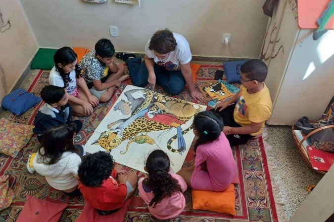 Nem sempre a leitura é sobre o texto, gravuras também são 