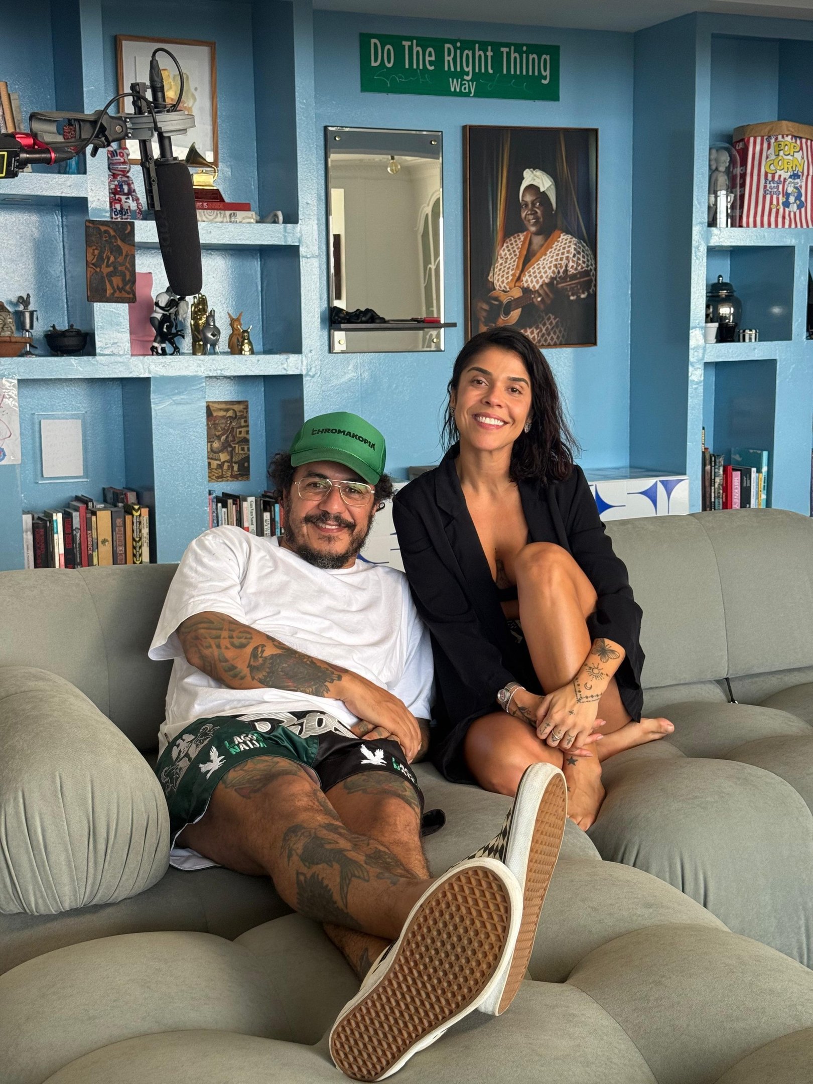 Marcelo D2 e Maria Carol Rebello