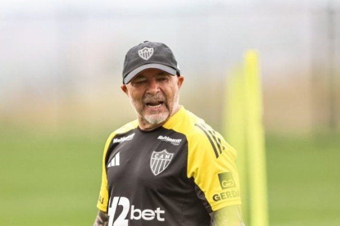 Sampaoli tem mais opções para montar o time do Atlético contra o Corinthians - (crédito: Foto: Paulo Henrique França / Atlético) Sampaoli tem mais opções para montar o time do Atlético contra o Corinthians - (crédito: Foto: Paulo Henrique França / Atlético)