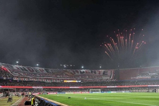 São Paulo é multado em quase R$ 500 mil pela Conmebol -  (crédito:  Foto: Paulo Pinto / São Paulo)