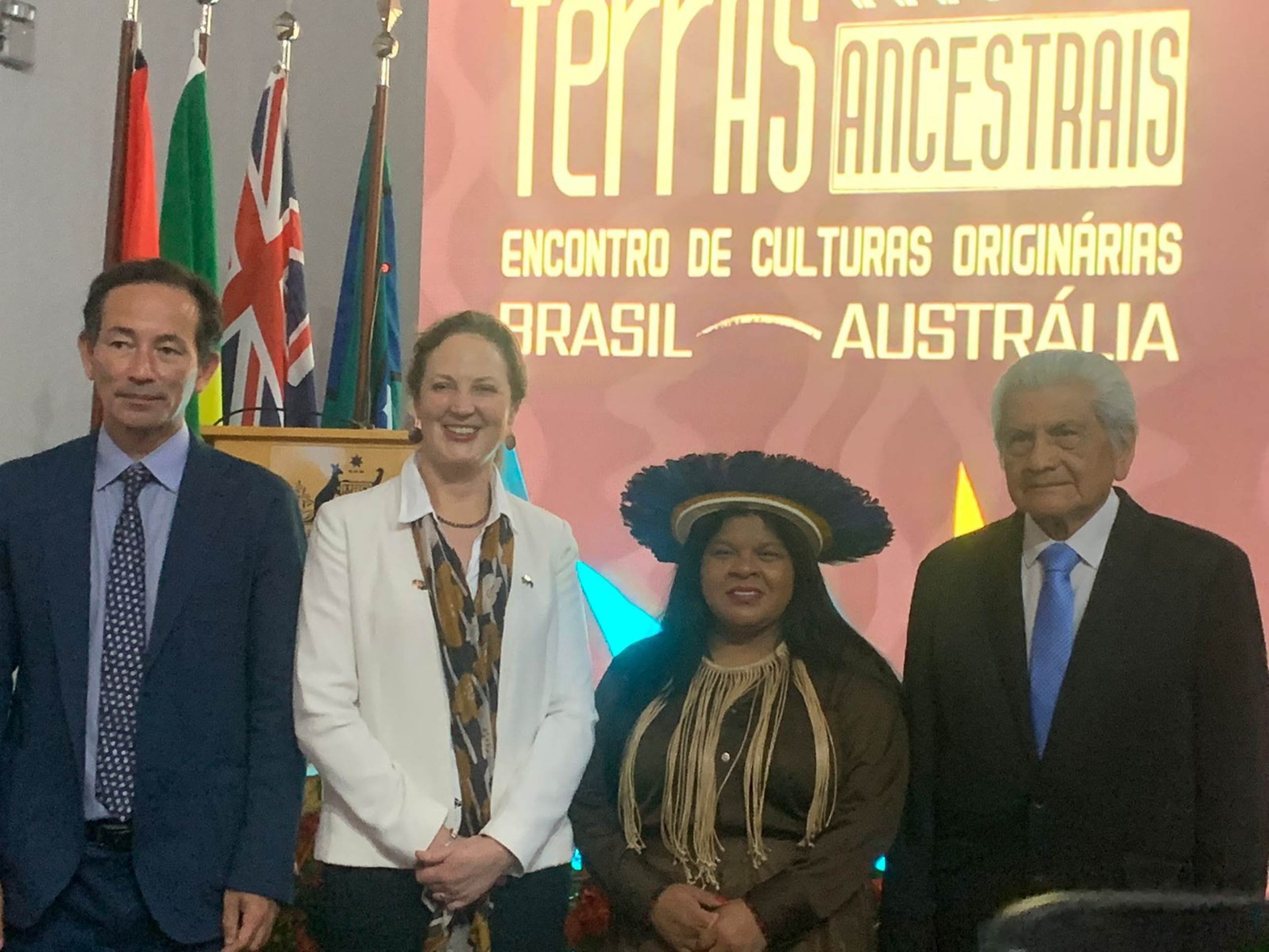 Exposição sobre povos originários celebra os 80 anos da relação Brasil-Austrália