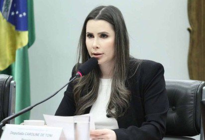 o pedir a convocação de uma sessão extra, Carol De Toni busca antecipar a análise do veto, antes mesmo do retorno oficial dos trabalhos legislativos -  (crédito: Vinicius Loures/Câmara dos Deputados) -o pedir a convocação de uma sessão extra, Carol De Toni busca antecipar a análise do veto, antes mesmo do retorno oficial dos trabalhos legislativos -  (crédito: Vinicius Loures/Câmara dos Deputados)