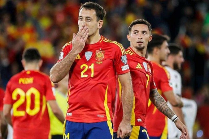 A seleção francesa lidera o grupo D das eliminatórias europeias, mas a Ucrânia e a Islândia ainda podem alcançá-la - (crédito: Getty Images) A seleção francesa lidera o grupo D das eliminatórias europeias, mas a Ucrânia e a Islândia ainda podem alcançá-la - (crédito: Getty Images)