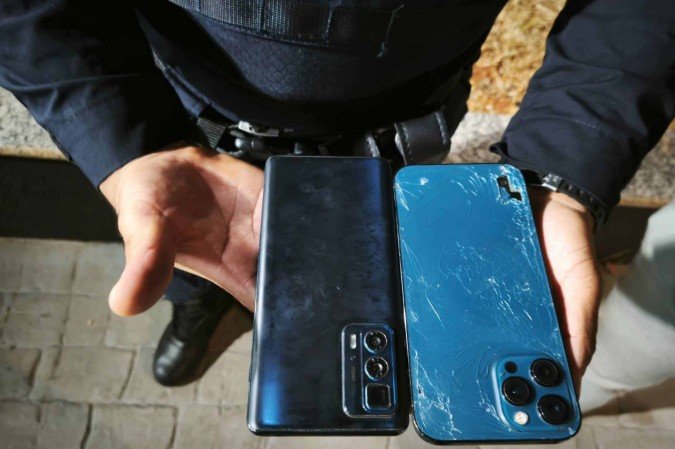 Celular roubado teve localização rastreada, o que levou aos autores