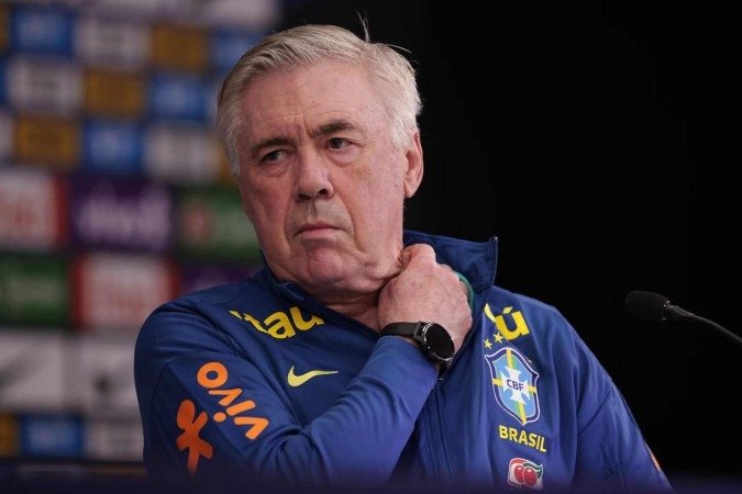 Esta é a quarta convocação do treinador italiano Carlo Ancelotti no comando da Seleção Brasileira - (crédito: RAFAEL RIBEIRO/CBF) Esta é a quarta convocação do treinador italiano Carlo Ancelotti no comando da Seleção Brasileira - (crédito: RAFAEL RIBEIRO/CBF)