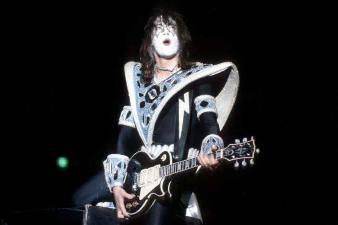 Integrantes do Kiss em Los Angeles. Da esquerda para a direita: Ace Frehley, Peter Criss, Paul Stanley e Gene Simmons - (crédito: Getty Images) Integrantes do Kiss em Los Angeles. Da esquerda para a direita: Ace Frehley, Peter Criss, Paul Stanley e Gene Simmons - (crédito: Getty Images)