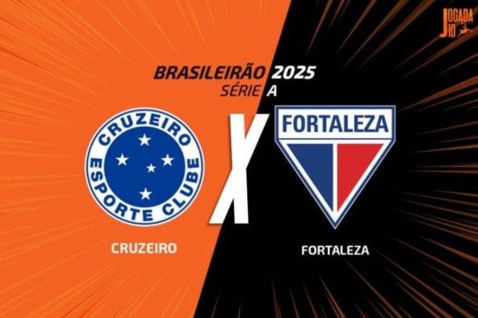 Cruzeiro recebe o Fortaleza pela 29° rodada do Campeonato Brasileiro -  (crédito: Arte Jogada10)