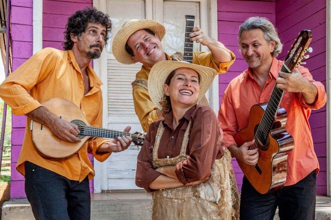 Cia. Armorial apresenta o projeto ‘Folguedos Caipiras’. - (crédito: Divulgação.) Cia. Armorial apresenta o projeto ‘Folguedos Caipiras’. - (crédito: Divulgação.)