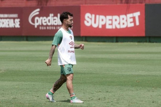 Lucho Acosta ganha moral com chegada de Luis Zubeldía - (crédito: Foto: Marcelo Gonçalves / Fluminense FC) Lucho Acosta ganha moral com chegada de Luis Zubeldía - (crédito: Foto: Marcelo Gonçalves / Fluminense FC)