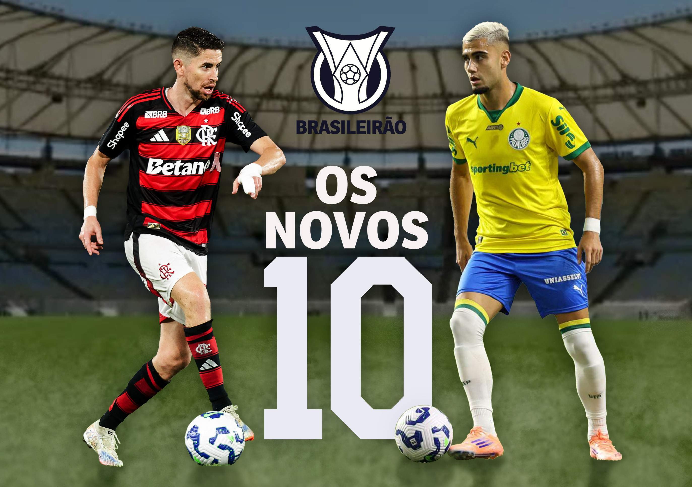 Flamengo x Palmeiras: Jorginho e Andreas Pereira são as chaves do jogo