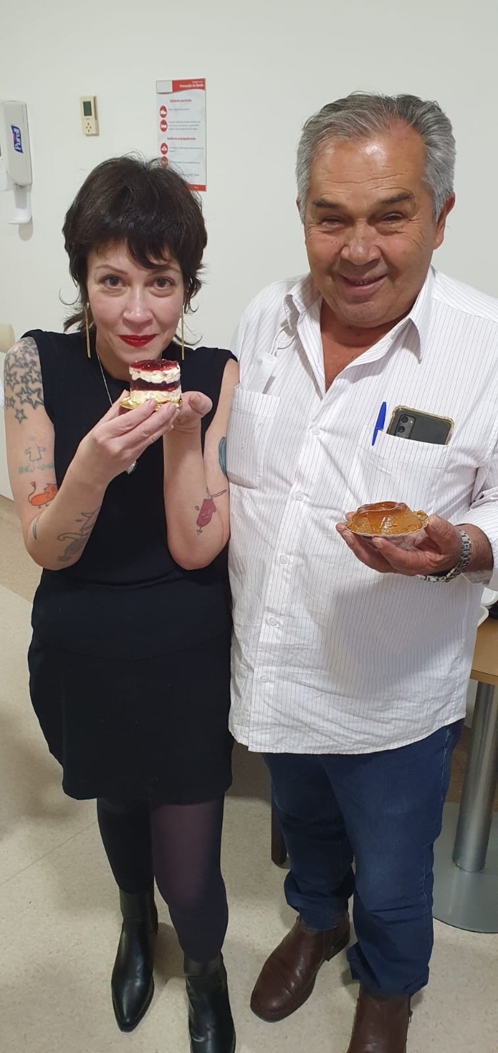 O professor Francisco Feitoza com a filha ca&ccedil;ula, Maira