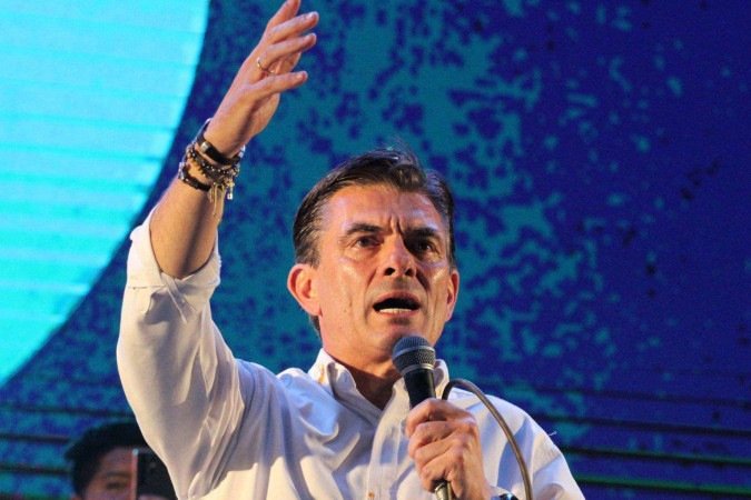 Paz havia ficado à frente de Quiroga no primeiro turno - (crédito: AFP via Getty Images) Paz havia ficado à frente de Quiroga no primeiro turno - (crédito: AFP via Getty Images)