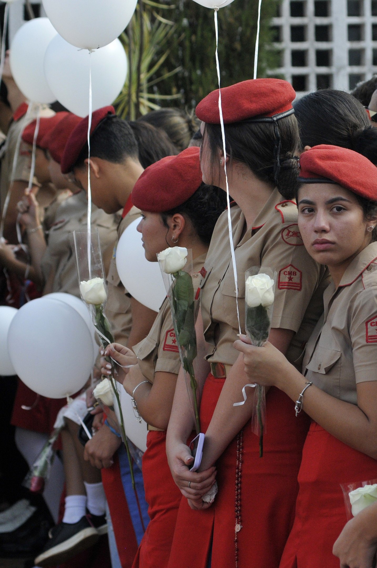  07/04/2025. Crédito: Minervino Júnior/CB/D.A Press. Brasil.  Brasilia - DF. Velório e enterro do estudante Isaac Vilhena vítima de latrocínio no parque da 112/113 Sul.