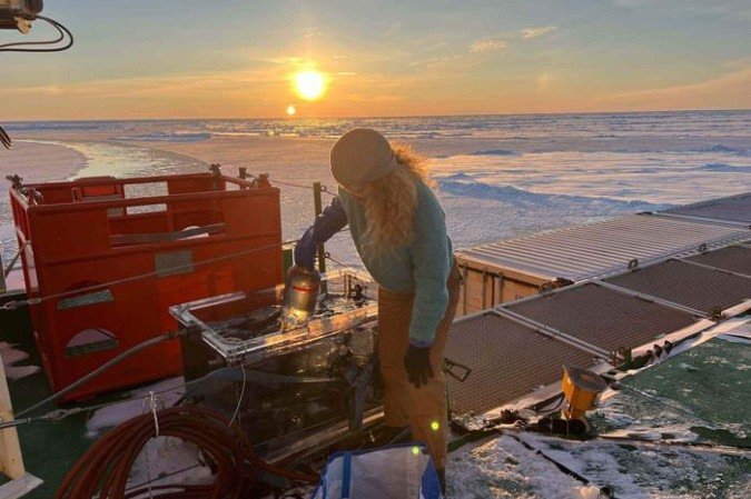 Descoberta no Ártico mostra como a vida é impulsionada sob o gelo marinho