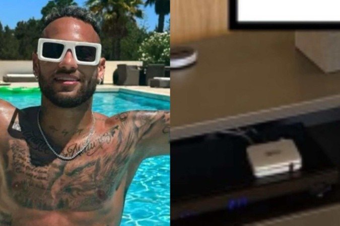 Neymar é pego no pulo usando TV a cabo pirata e web reage - (crédito: Reprodução/Instagram) Neymar é pego no pulo usando TV a cabo pirata e web reage - (crédito: Reprodução/Instagram)