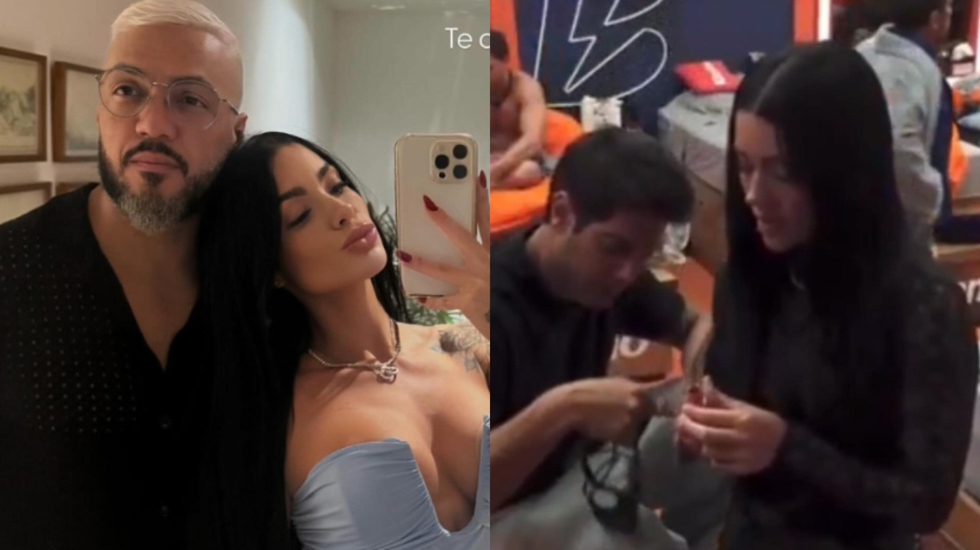 A Fazenda: Namorada de Belo dá calcinha usada de presente a Will 