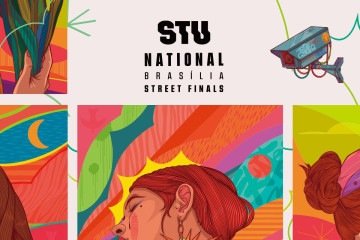 Obra visual produzida por Omik para a final da temporada do STU National