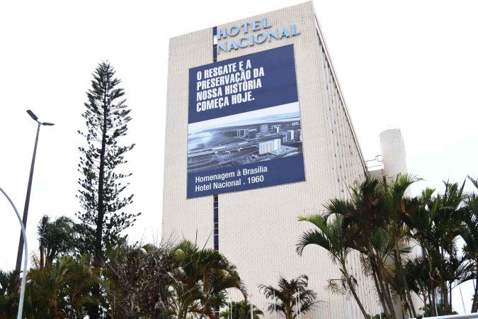 Reforma do Hotel Nacional começa na segunda e deve terminar em até três anos - (crédito: Ed Alves CB/DA Press) Reforma do Hotel Nacional começa na segunda e deve terminar em até três anos - (crédito: Ed Alves CB/DA Press)