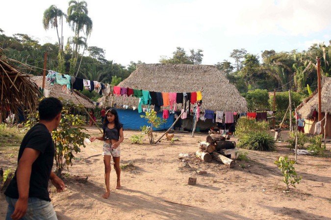 Aldeias da Terra Indígena Cachoeira Seca mantém a arquitetura tradicional - (crédito: Cristina Avila Esp.CB/DA Press.) Aldeias da Terra Indígena Cachoeira Seca mantém a arquitetura tradicional - (crédito: Cristina Avila Esp.CB/DA Press.)