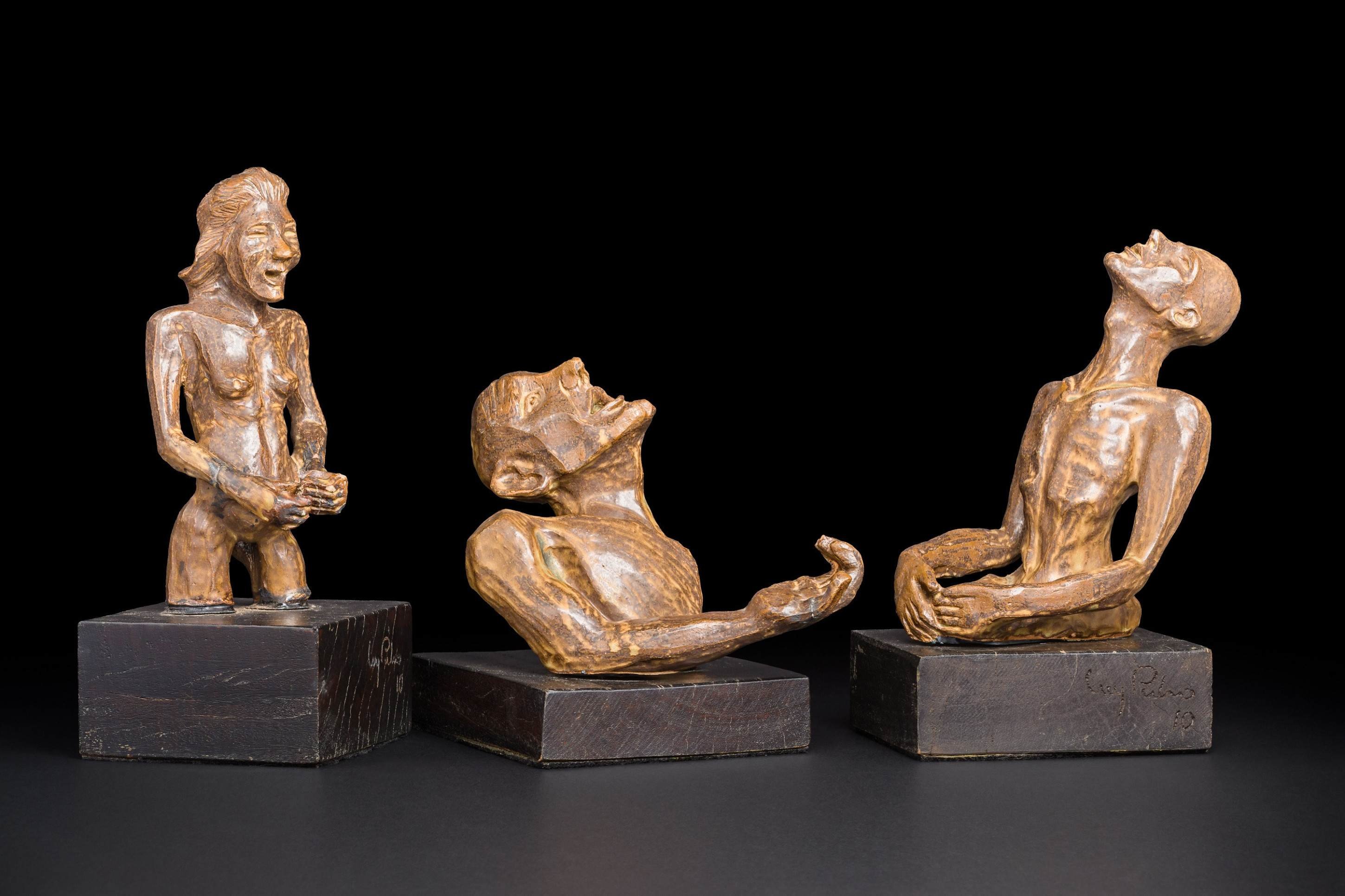 Em exposição, Luiz Pedro expõe cerâmicas inspiradas em formas humanas 