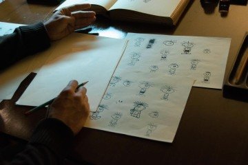 Primeiros rascunhos do Cebolinha