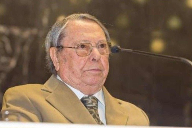 Professor José Mendonça em evento de seu centenário, em 2017 -  (crédito: Associação de Imprensa Nacional) Professor José Mendonça em evento de seu centenário, em 2017 -  (crédito: Associação de Imprensa Nacional)