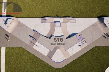 Pista tem formato triangular, inspirada nas Asas Sul e Norte e no Eixo Monumental